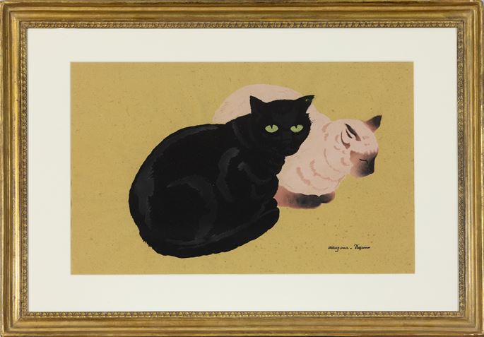 Georges Manzana Pissarro - Deux chats | MasterArt